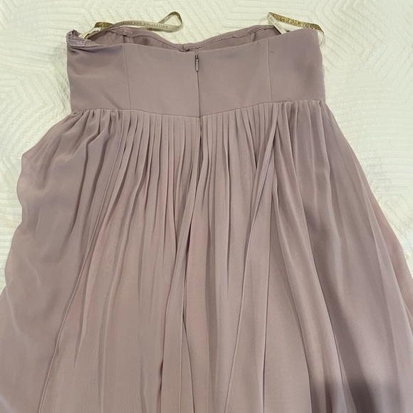 Jenny Yoo Serafina Maternity Dress in Sweet Pea - Picture 4 of 8